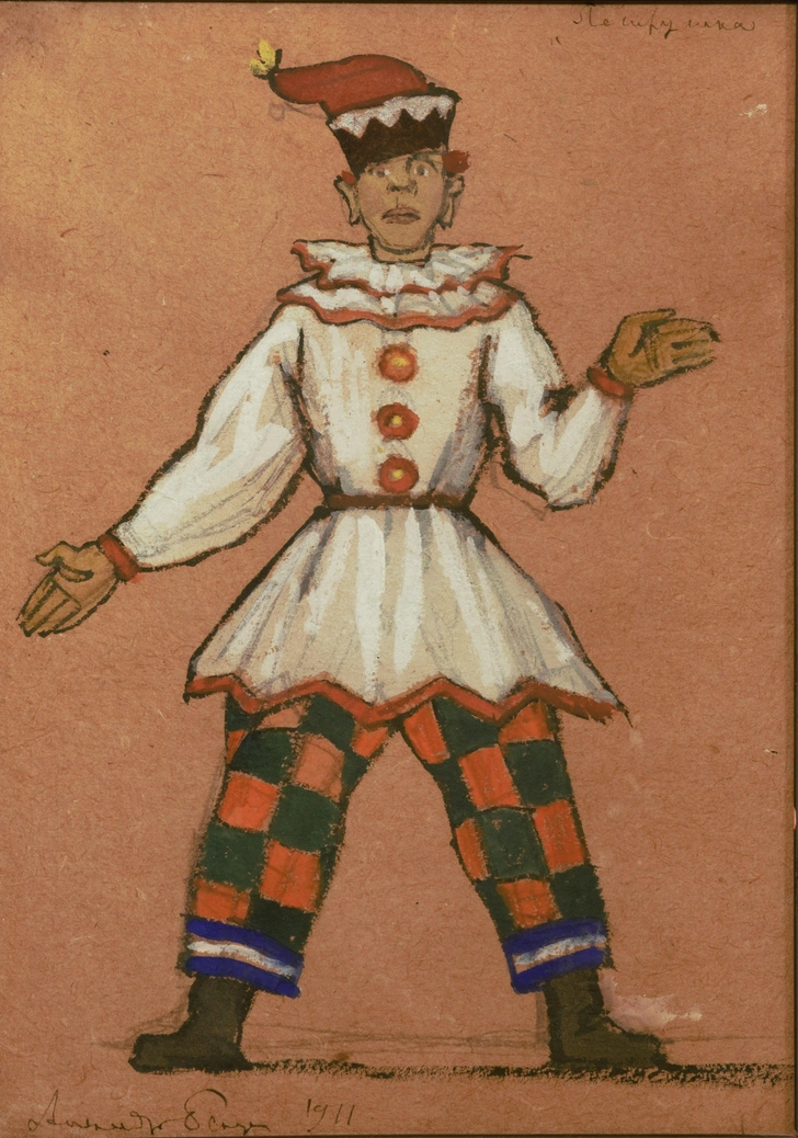 А. Н. Бенуа. «Петрушка». 1911. Собрание семьи Куниных | Источник: пресс-служба выставки