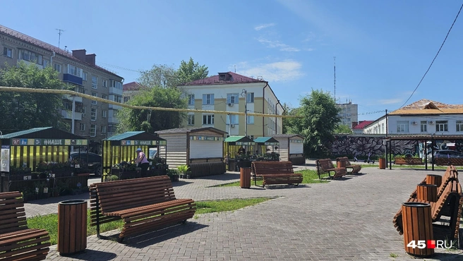 Продавцы жалуются, что почти нет покупателей | Источник: Дарья Никитченко / 45.RU