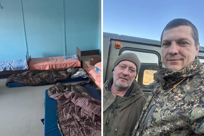 Напарники спали на матрасах | Источник: Василий Трущалов