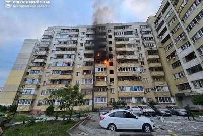 Беспилотник врезался в дом в Белгороде: 9 раненых