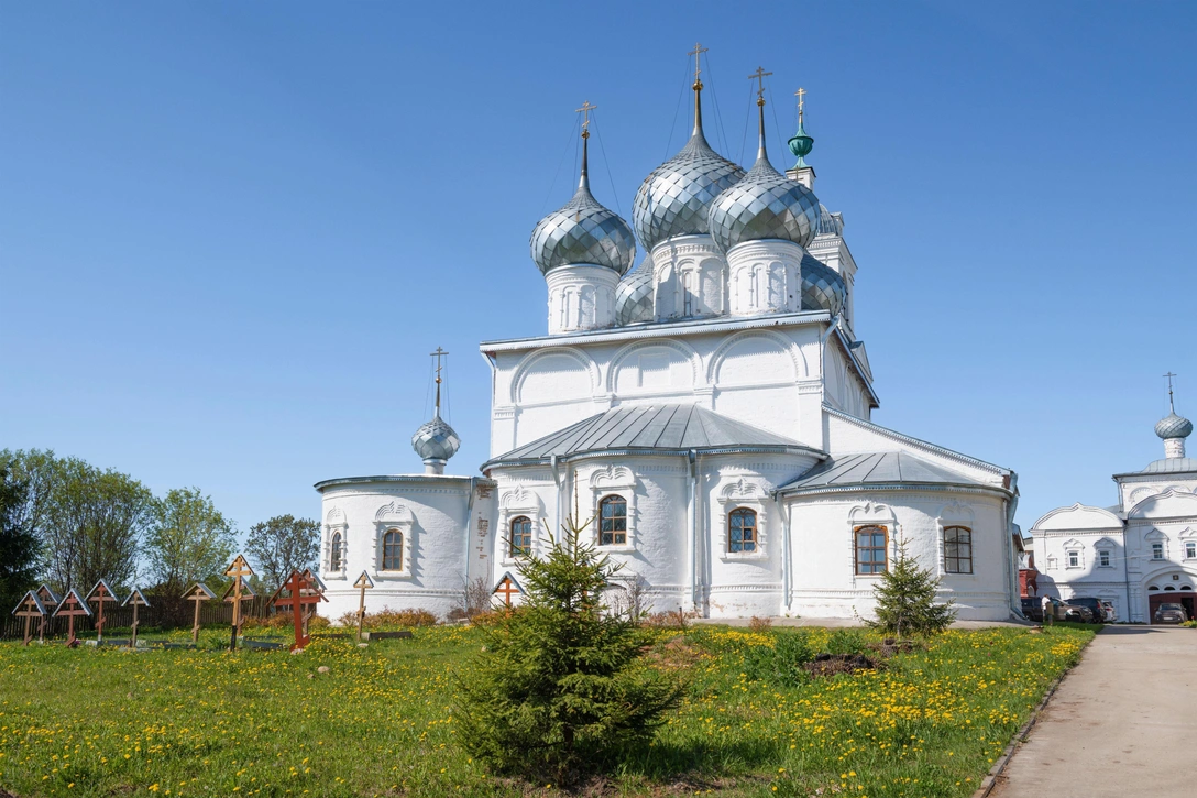 Собор Святого Николая Чудотворца, построенный в 1677 году. Николо-Улейминский старообрядческий монастырь, Угличский район Ярославской области. | Источник: Виктор Карасев/Legion Media