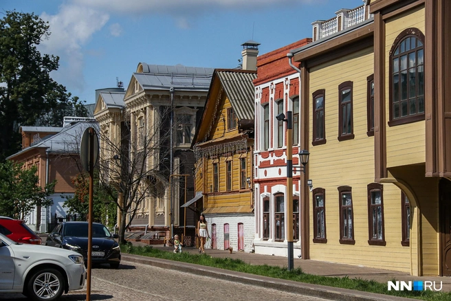 Заповедные кварталы — уютное и тихое место в центре города | Источник: Наталья Бурухина / NN.RU