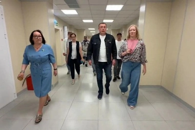 Губернатор посетил новую школу в Северо-Курильске