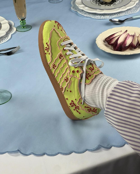 Обувь мечты: кружевные а-ля Samba из бабушкиной скатерти