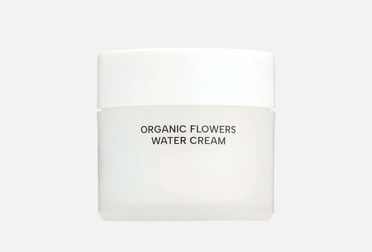 Увлажняющий Крем для лица WHAMISA Organic Flowers Water Cream Natto Gum