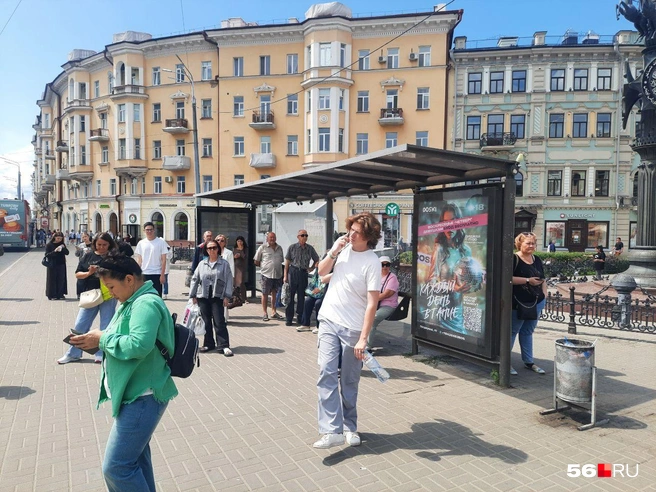 Остановочный павильон | Источник: Анастасия Баринова / 56.RU