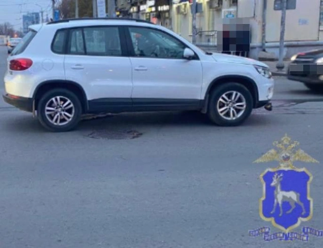 Авария началась с того, что Volkswagen Tiguan влетел в Lada Granta | Источник: ГУ МВД России по Самарской области