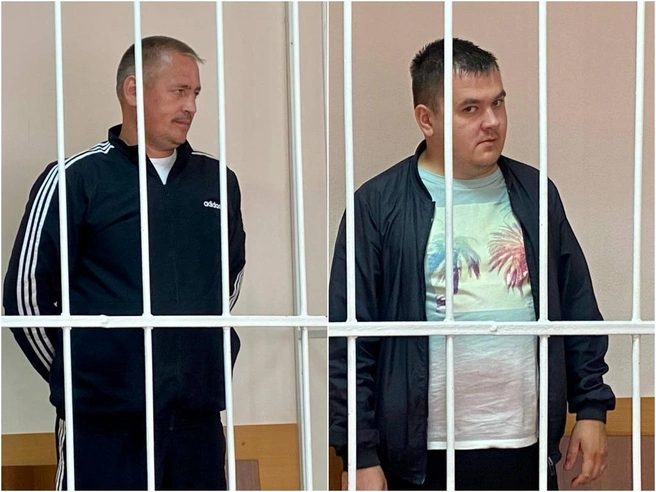 Механик перевозчика ИП Шулепов Руслан Тилимбаев и директор ООО «Победа» Родион Шарипов | Источник: Объединенная пресс-служба судебной системы Тюменской области