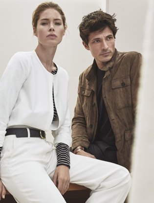 Даутцен Крез в новой кампании Massimo Dutti