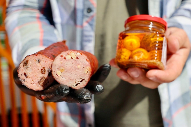 Колбаса с кедровым орехом&nbsp;— вкусно звучит | Источник: Наталья Лапцевич 