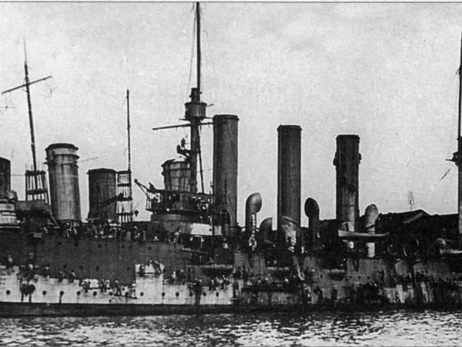Крейсер «Аврора» в Кронштадте в 1920-е годы | Источник: Из фондов ЦВММ