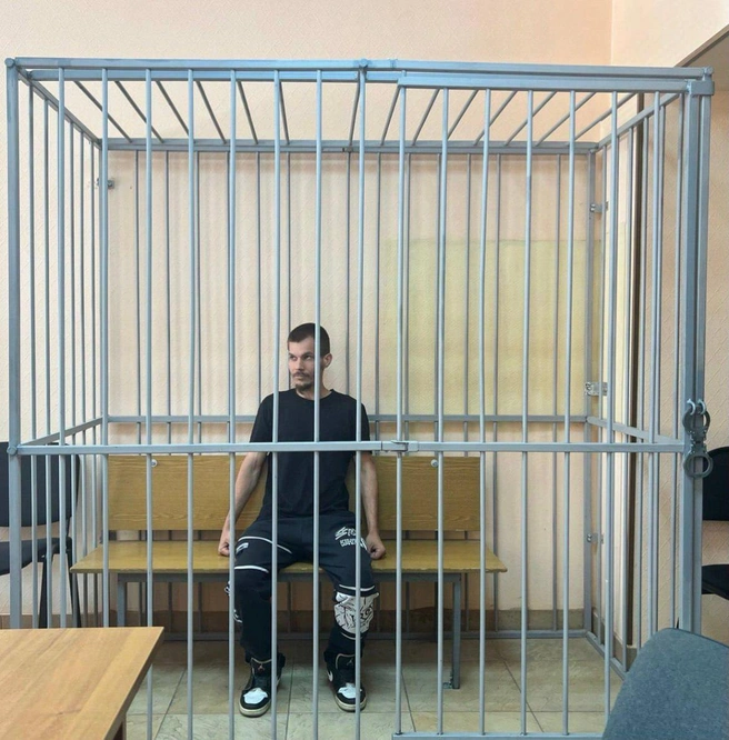 Иванов в зале суда | Источник: «СУ СК России по Томской области» / t.me