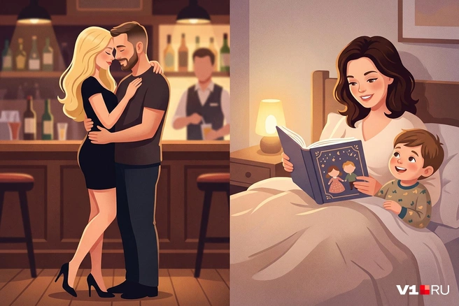 Пока женщина занималась с ребенком, муж крутил интрижку на стороне | Источник: Евгения Бикунова / V1.RU
