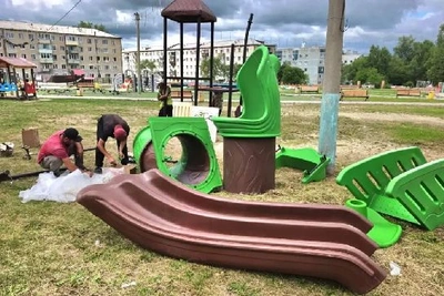 Новое игровое и спортивное оборудование появится в Сказочном городке Шимановска