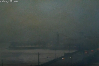 Туман в Петербурге напомнил полотна Айвазовского и Моне