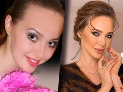 Розовые губы, драматичные стрелки: в подростковые годы Анастасия Тарасова красилась ярче, чем сегодня