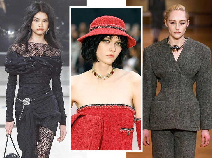 Винтаж Chanel и «детские» кулоны Chloe: гид по украшениям на осень 2025 | marieclaire.ru
