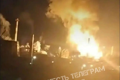 Жители Тулы увидели огненный шар над КМЗ