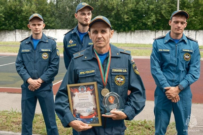 Сергей Романов стал лучшим в конкурсе пожарных Татарстана