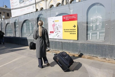 Новая схема прохода к «Сапсанам» на Ленинградском вокзале