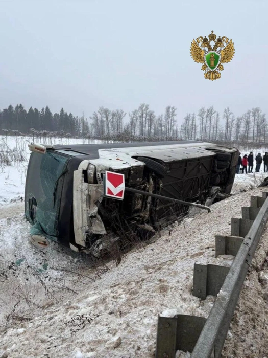 Авария с автобусом на трассе «Нарва» стала уголовным делом | Источник: Прокуратура Ленобласти