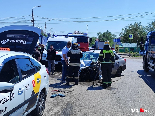 Datsun визуально получил самые серьезные повреждения | Источник: читатели V1.RU