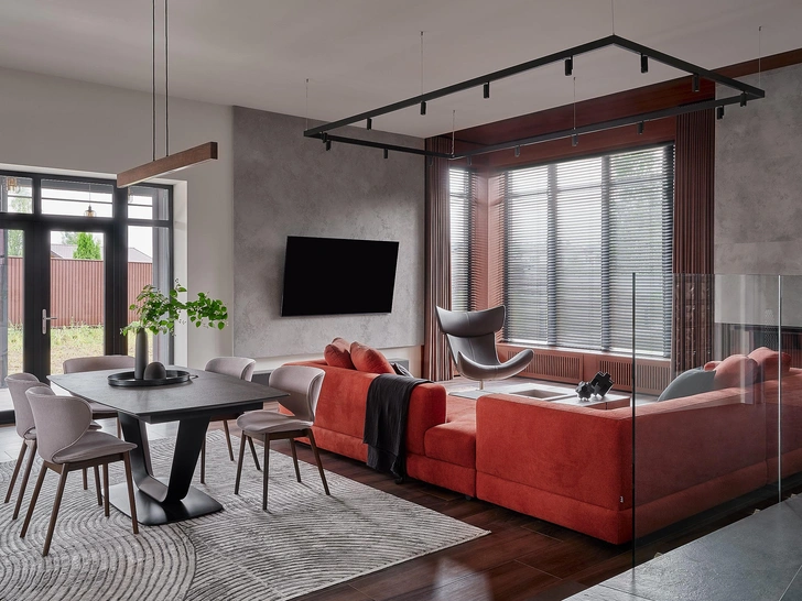 Стул и стулья, BoConcept. Диван, Mononova. Краска и декоративная штукатурка, Kamenev group. | Источник: Ник Руденко. Стиль: Елена Середа, Алена Буканова