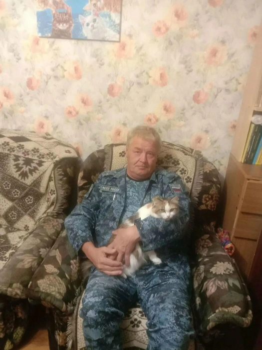 Нюша в объятиях хозяина | Источник: Пресс-служба ГУФССП России по Пермскому краю