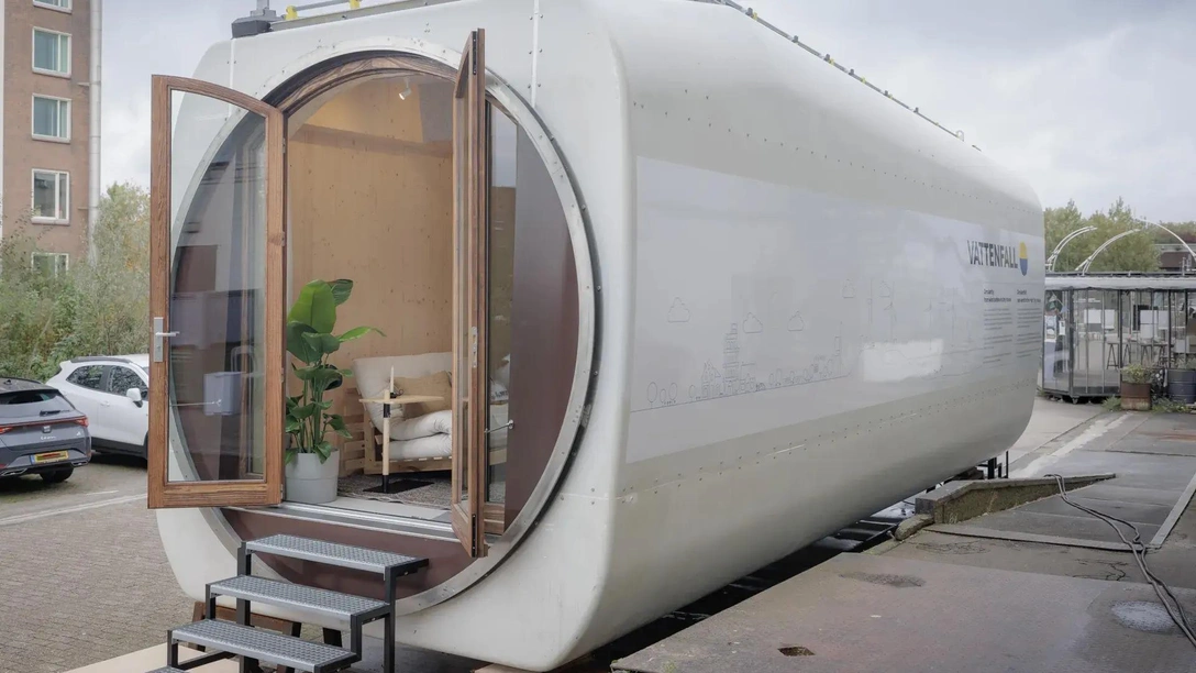 Из турбины в жилье: заглянем в мини-дом Nacelle | Источник: Йоррит Лаусберг