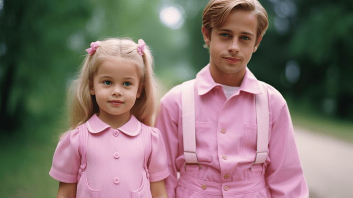Если бы у Барби и Кена были дети: нейросеть Midjourney создала наследников знаменитых кукол