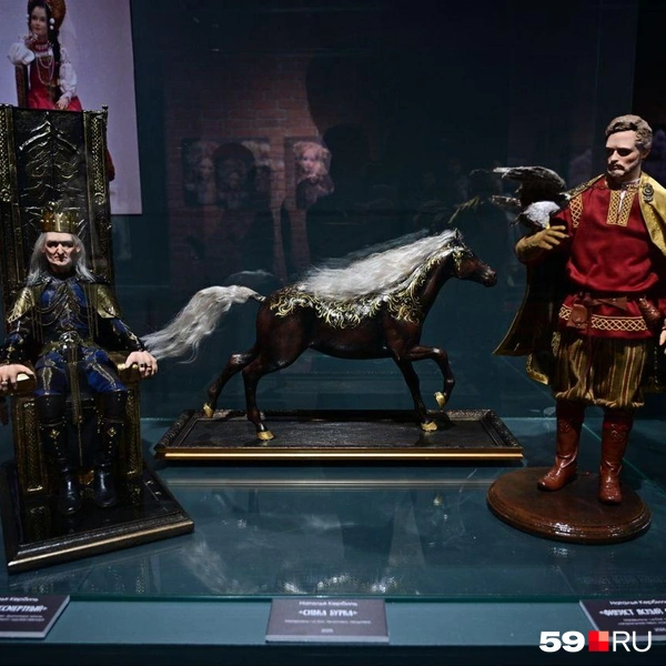 Слева&nbsp;— Кащей Бессмертный, а справа&nbsp;— Финист Ясный Сокол | Источник: Василина Любимова / 59.RU