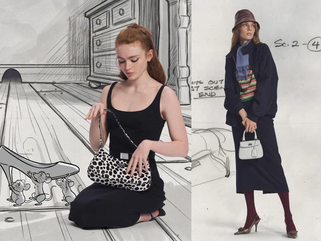 В мире, где все создают с помощью ИИ, Prada выбрала настоящую магию: кампания в стиле Disney | marieclaire.ru