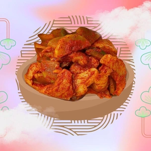 #kfood: Панчани — рецепт острого корейского салата с редькой и рыбой