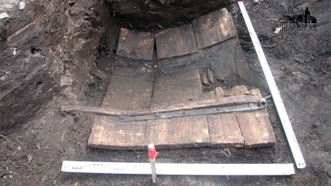 Раскопки ИИМК РАН у Дома купеческой гильдии в Выборге