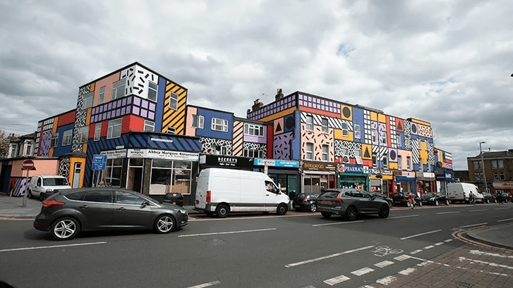 Улица в Лондоне превратилась в арт-инсталляцию