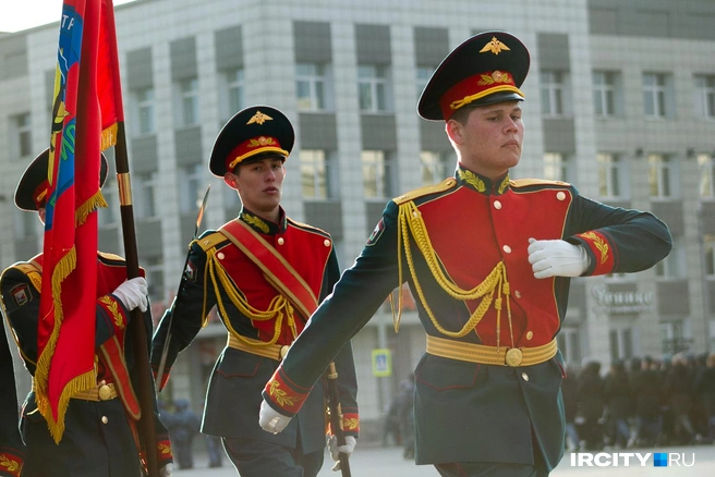 Воспитанники иркутского военно-патриотического центра «Патриот» | Источник: Даниил Конин / ИА «ИрСити»