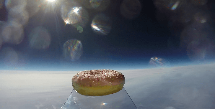 Шведские исследователи запустили в космос… пончик