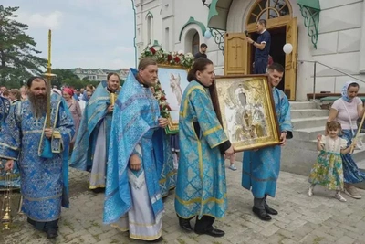 Паломники из Хабаровского края молились в Благовещенске