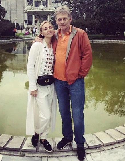 Татьяна Навка с мужем Дмитрием Песковым