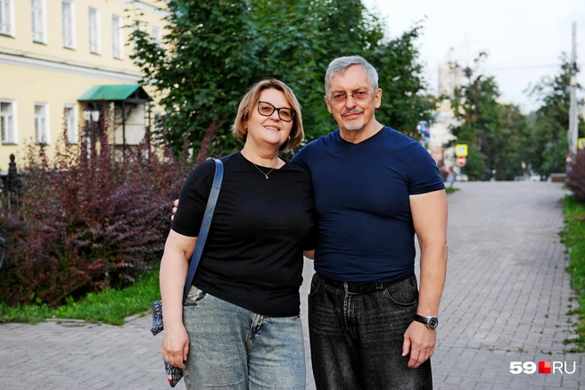 Олег Мясников с супругой | Источник: Ирина Тропина / 59.RU