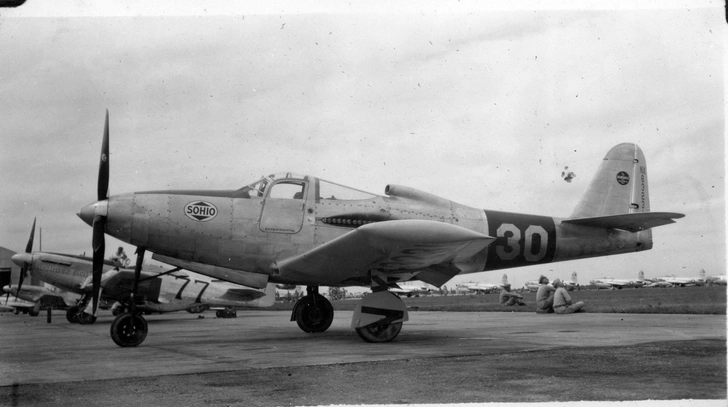 Американский истребитель P-63 Kingcobra, архивное фото | Источник: Aviation History Collection via Legion Media