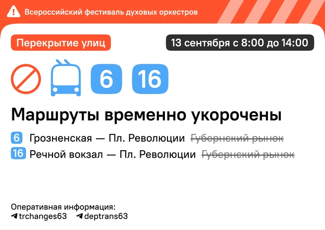 Маршруты сильно изменятся, но ненадолго | Источник: Изменения маршрутов | Самара / T.me
