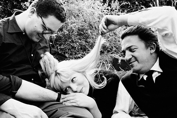 Эннио Джуирниэри, Нико Отзак, Федерико Феллини | Источник: Estorick Collection