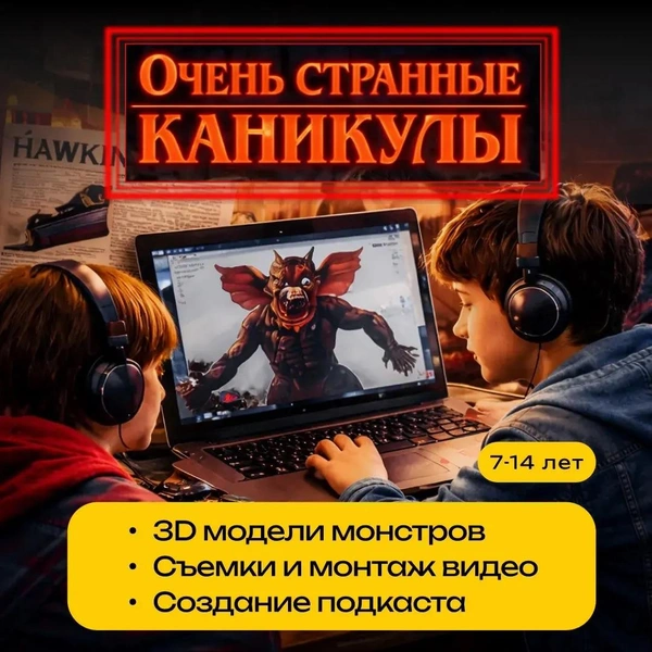 В школе Top IT School июнь и июль выдадутся жаркими: ребят ждут «Очень странные каникулы» | Источник: «Академия Топ»