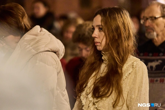 Первая служба начинается в полночь — Месса Навечерия Рождества: она символизирует единство Отца и Сына | Источник: Александр Ощепков / NGS.RU