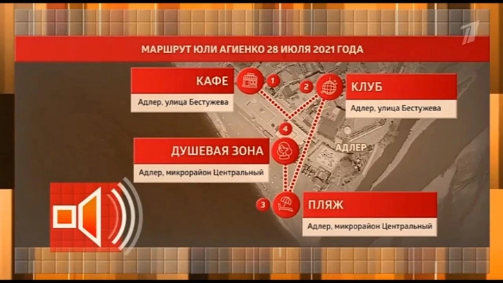 Так выглядит маршрут Юлии Агиенко, пропавшей пять лет назад