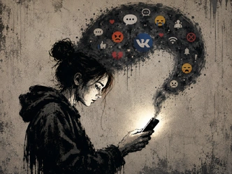 Тест: Есть ли у вас истощение от соцсетей? | Источник: ChatGPT