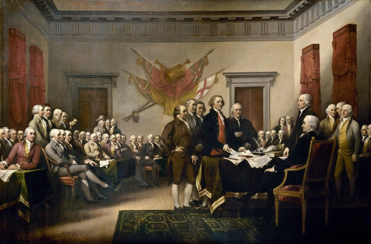 Великолепная семерка: 8 мифов и фактов об отцах-основателях США | Источник: JOHN TRUMBULL / UNITED STATES CAPITOL