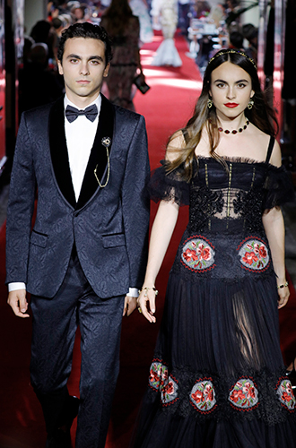 Аристократки на секретном показе Dolce & Gabbana в Милане
