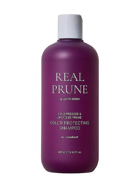 Шампунь для защиты окрашенных волос с маслом чернослива холодного отжима Real Prune, Rated Green